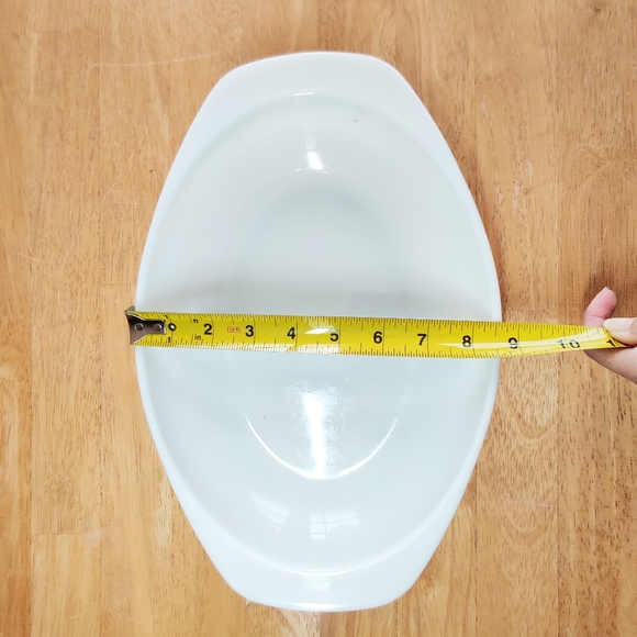 Set of 2 Divided Dishes, FIRE-KING 468 & PYREX 1063 Opal White Milk Glass, Oval - Picture 14 of 16